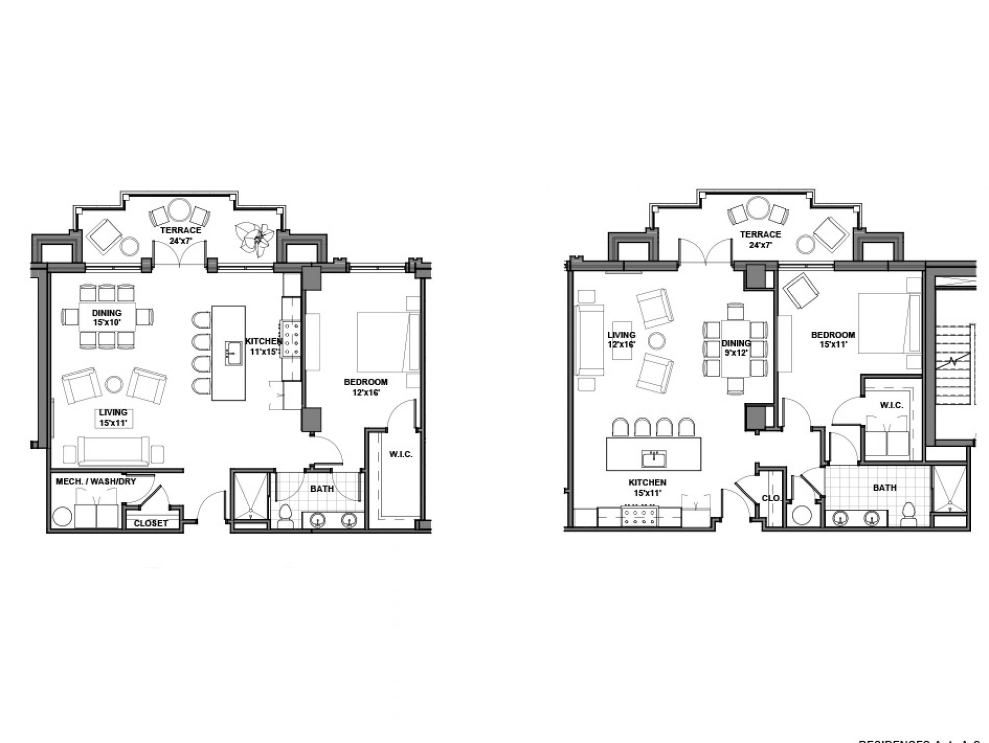 The Admiral | 1,051 sq ft | 1 bed 1 bath