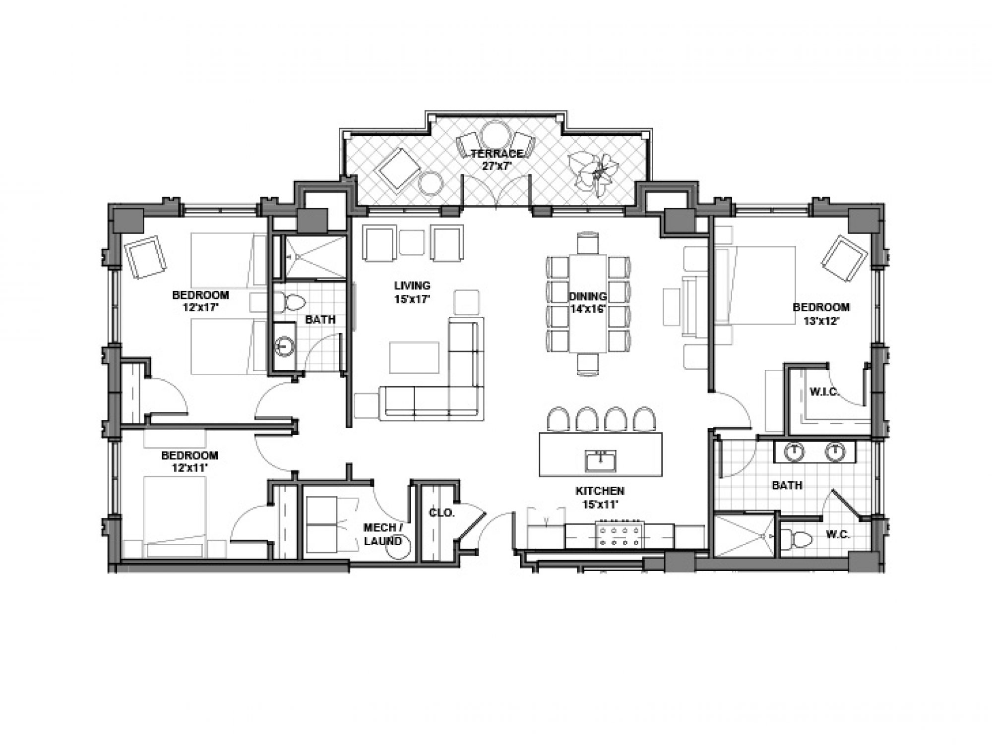 The Riverview | 1,714 sq ft | 3 bed 2 bath